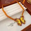 Conjunto de brincos redondos vintage e colar, corrente para clavícula estilo palácio retrô, joias de luxo leve de alta qualidade para mulheres