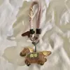 Colgante de Dibujos Animados Blanco Hazte Rico Pronto Correa para Funda de Teléfono Móvil Colgante de Bolsa de Buena Suerte Estilo Pulsera Corta Universal para Teléfono Móvil