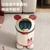 Papelera Creativa de Dibujos Animados con Tapa abatible para el Hogar, Gran Capacidad, con Ruedas, para Sala de Estar, Dormitorio, Cocina, Baño, Alta Estética, Papelera