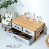 Caja de Almacenamiento de Cosméticos Escritorio de Alta Gama Tocador Lápiz Labial Lápiz para Cejas Caja de Almacenamiento Estante de Almacenamiento de Productos para el Cuidado de la Piel de Gran Capacidad
