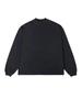 350g marca marea pesada cuello pequeño color sólido manga larga camiseta para hombre cuello alto holgada oversize europea y americana ins camisa base