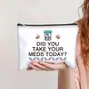 Bolsa de Cosméticos com Zíper Estampada Mais Vendida da Amazon Bolsa de Higiene Pessoal Feminina de Mão Estojo Simples e Moderno de Lona Bolsa de Armazenamento