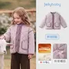 Abrigo para Niña Jerry 2026 Otoño Nuevo Estilo Francés Chaqueta de Algodón Cálida de Invierno para Niños Grandes