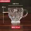 Taza de Vidrio Taza para el Hogar Taza de Agua juego Taza de Cerveza Taza de Cerveza Taza de Agua Cerveza Resistente al Calor para Hacer Té Gran Capacidad Taza de Té Engrosada con Asa