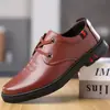 Zapatos Casuales Nuevos para Hombre Primavera y Otoño Zapatos de Cordones de Moda para Hombre Zapatos Casuales de Negocios Zapatos de Cuero para Hombre Douyin Dropshipping