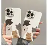 Cinco Gatos Son Adecuados para Apple 17Promax Dibujos Animados Lindos Iphone16Pro Lente Cobertura Completa 15 Modelos Nuevos