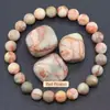Pulsera Popular Transfronteriza Temu Xiyin Tk con Cuentas Hecha de Aventurina Verde Ojo de Tigre Pulsera Elástica Hecha a Mano