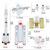 Decoración de Pastel Sueño de Aventura Espacial Nave Espacial Astronauta Cohete Avión Adornos de Enchufe para Pastel de Niño