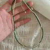Novo Colar Colorido com Contas Antigas Chinesas Moda Elegante High-end Estilo Nacional Versátil Nicho Corrente para Clavícula para Mulheres