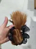 Adereço de Cabelo de Pena de Galinha para Mulheres, Novo Estilo Prendedor de Cabelo Coque, Coque Baixo, Formato de Botão de Flor, Coleção de Adereços de Cabelo Fofos para a Parte de Trás da Cabeça