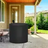 Amazon Transfronterizo Cubierta Redonda para Hoguera de Exterior Cubierta para Hoguera de Patio Tela Oxford 420D Impermeable Cubierta para Chimenea de Exterior