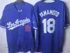 Uniforme de Baseball da MLB Los Angeles Dodgers Dodgers Ohtani 17 # Ohtani Shohei Jersey de Baseball Bordado