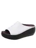 Sandalias Retro de Plataforma con Cuña y Punta Abierta de Estilo Étnico para Mujer, Nuevas de Verano 2021, para Exteriores, sin Cierre