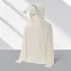 Ropa de Protección Solar de Seda Helada para Exteriores Estilo Pareja para Mujer UPF100+ Sensación Helada Ropa de Protección Solar Anti-UV para Hombre Casual para Exteriores