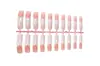 Manicure Doce e Descolada Mais Vendida Transfronteiriça Europeia e Americana Manicure Francesa Preta Adesivo Laço Unhas Vestíveis Atacado Unhas
