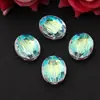 Joias de cristal cor AB furo reto furo horizontal contas soltas coração de pêssego estrela de cinco pontas urso acessórios DIY feitos à mão brincos colar pulseira