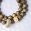 Argentina Sandalia Verde Pulsera de Rosario de Doble Círculo Madera de Boj Loto Portátil Pulsera de Sándalo Fragante Wen Jugar Venta al por Mayor