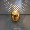 Artesanía de cerámica transfronteriza taza hueca de electrochapado blanco puro taza para velas variedad de quemador de incienso