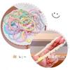 Venta al por mayor de bandas elásticas de gran tamaño para niños que no dañan el cabello, diademas para niñas, accesorios coreanos para el cabello de bebés, bandas elásticas para el cabello.