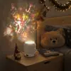 Lámpara de Proyección Giratoria Cielo Estrellado, Luz Ambiental, Luz de Noche para Dormitorio, Proyector de Cielo Estrellado, Juguete para Niños