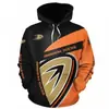 Moletom Masculino Explosões Transfronteiriças com Forro de Fleece Estampa Digital 3D Moletom Masculino Casual Esportivo de Hóquei NHL Pulôver