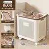 Cesta de Almacenamiento de Ropa Sucia de Alto Valor para Baño Cesto de Lavandería Cesto de Ropa con Compartimentos Móviles para Baño Star Saint