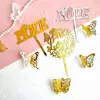 Copyright Cross Border Ins Estilo Acrílico Marcado Pastel Enchufe Día de San Valentín Amor Decoración de Pastel Acrílica Horneado