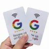 Tarjeta de evaluación Google NFC tarjeta de reseña chip de etiqueta electrónica Ntag inducción tarjeta de elogio de restaurante Google transfronterizo