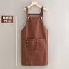 Delantal Nuevo Estilo 2025 para Cocina Casera Delantal Estilo Japonés Compuesto Anti-Manchas Ropa de Trabajo Especial para Catering Transpirable Estampado para Mujer