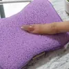 Processamento Personalizado Esponja de Limpeza Furo de Favo de Mel Lenço Facial Limpeza Profunda Sabonete Facial Esfregador Facial Banho Removedor de Maquiagem Artefato Limpo