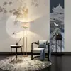 Novo estilo chinês pintura a tinta folha de bambu papel de parede para parede de fundo de TV papel de parede simples liso tecido de parede sala de estar cabeceira mural de estilo antigo