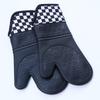 Nove luvas de silicone multimodais de dois dedos para forno, luvas de limpeza à prova d'água, luvas para micro-ondas, luvas para assar