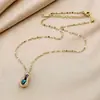 Colar de design de luxo leve de alta qualidade com design totalmente cravejado de diamantes para mulheres, colar de corrente para clavícula com pingente de estrela deslumbrante, acessório de pescoço requintado e elegante
