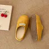 Gu YunRetro Birkenstock Zapatillas Cerradas a Media Pierna para Mujer, Uso Exterior, Nuevas Llegadas Otoño/Invierno 2026, Slip-on, Zapatillas de Algodón con Forro de Felpa