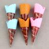 Accesorios de Resina Taza Micro Juguete de Comida Muñeca Helado Casa de Muñecas Vaporizador Cono de Helado Paisaje Miniatura Accesorios de Decoración DIY