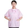 Chaqueta de manga corta antiestática, a prueba de polvo, limpia y sin polvo, ropa protectora, abrigo de verano a rayas, mono corto