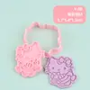Molde para Galletas 3D de Gato Kt Navideño con Diseño Realista de Prensa Tridimensional DIY, Material Seguro, Fácil de Limpiar