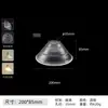 Pantalla con Cabezal de Lámpara Completo, Lámpara de Mesa DIY, Lámpara Colgante con Interruptor, Pantalla Reemplazable, Carcasa de Repuesto, Vidrio Transparente Gris Espesado