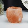 Atacado Castiçal de Sal Cristal Mineral do Himalaia em Formato Natural Castiçal Criativo Luz Noturna de Aromaterapia Artesanato Lâmpada de Presente
