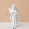Figura de Ángel Lector Nordic Pure para Decoración de Restaurantes, Tiendas de Ropa, Cafeterías, Casas de Huéspedes y Villas de Clientes