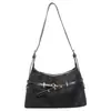 Bolsa Tote Transfronteiriça Retro Maillard Moda Grande Capacidade Ombro Único Estilosa Casual Versátil Bolsa Transversal