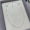 Collar Cadena Clavícula Perla de Agua Dulce Natural Nueva Cadena Diseño de Alta Gama Luz Gushi Plata Rota Plata Esterlina s925 Mujeres