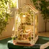 Chegada Nova Casa de Madeira em Miniatura Ornamento DIY Série Quarto do Sol Curativo Decoração de Mesa Em Estoque