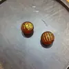 Estampagem a quente gravação a laser mantra ágata natural preta vermelha vidro contas soltas DIY Acessórios de miçangas artesanais cinábrio