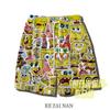 Pantalones cortos de playa de dibujos animados de verano Pi Da Xing ins de moda lindos casuales los niños pueden usar pantalones deportivos de baloncesto afuera