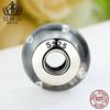 Suministros de AliExpress Accesorios para pulseras de cuentas DIY Plata esterlina S925 plata esterlina blanca cuentas esmaltadas al contado Y SCZ002
