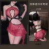 Colección de Atuendos Navideños para Fiesta de Año Nuevo: Disfraz Sexy Cosplay de Chica Conejita Vestido Conjunto de Lencería