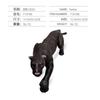 Simulación transfronteriza Mini tamaño pequeño mentalidad real decoración hecha a mano animal Modelo Pantera Negra combinación estática juguetes cognitivos para niños
