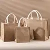 Bolsas de Lino Personalizadas, Bolsas Tote de Lino-Algodón-Yute, Bolsas de Almuerzo Ecológicas, Bolsas de Lona Personalizadas, Bolsas para Commuters con Impresión de Logo