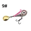 Wei He Long Cast Com Leve Pequeno Ciclone Lâmina Gota D'água Pequeno Ciclone Isca Polegar Isca Água Salgada Pesca Marinha Isca Isca Robalo
